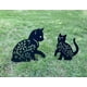 thumbnail image 4 of Estacas de metal decorativas para jardín, estatuas de jardín con silueta de gato negro para patio, césped al aire libre, decoración de jardín, juego de 3, 4 of 5