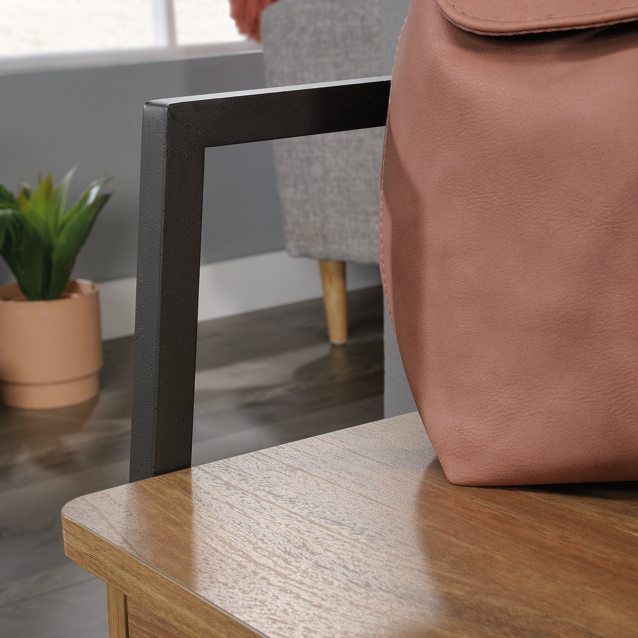 Sauder North Avenue Storage Bench, Sindoori Mango Finish