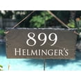 thumbnail image 3 of Beautifully Handcrafted and Customizable Slate Home Address Plaque, 3 of 6