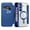 Darkblue, variant on Case for Samsung Galaxy S25 FE Case Wallet Compatible with Magsafe, Shockproof Full Protective Flip Folio Wallet Case with RFID Blocking Card Slots PU Leather Cover with Lens Protector - Brown