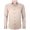 Beige, variant on Men's Stretch Slim Fashion Business Casual Solid Color Long Sleeve Shirt T Shirt Men Graphic Medium Tall T Shirts for Men Alt Shirts Tall T Shirts Spandex T Shirt Men Big Mens T Shirts T