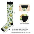 thumbnail image 3 of FORMRS Womens Knee High Socks Casual Long Thick Travel Daily Wear, 1 Pair, Avocado, 3 of 6