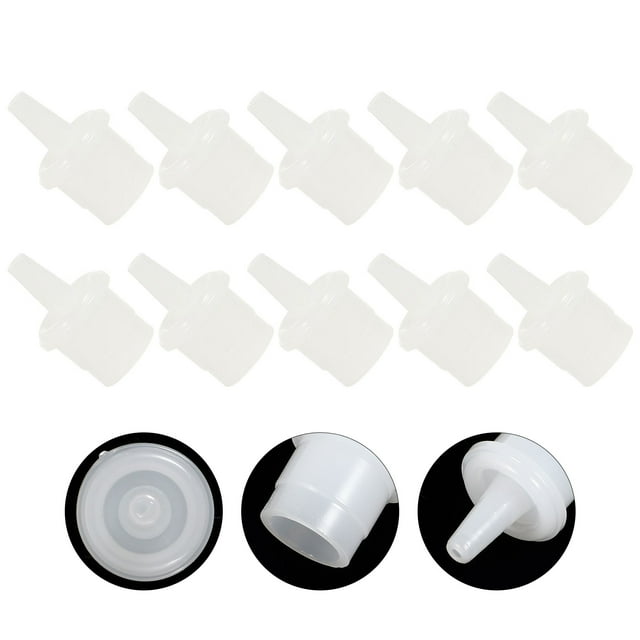 Minkissy 100 Pcs Couvercles de Remplacement pour Bouteilles de Colle Embouts de Remplacement de Colle pour Cils Contrôle des Dépôts Fluides
