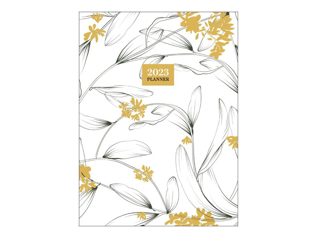 TF PUBLISHING 2023 Simple Goldenrod Large Monthly Planner