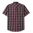 thumbnail image 2 of Dubinik® Western Shirts for Men Short Sleeve Plaid Pearl Snap Shirts for Men Button Up Shirt Cowboy Casual Work Shirt, 2 of 6