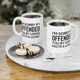 thumbnail image 4 of Ceramic Coffee Mug 11 oz Funny Saying Coffee Tea Cup Office for Coworker Mom Dad Mug Women Men Dark Humors True Joke Ceramic Mug - White, 4 of 8