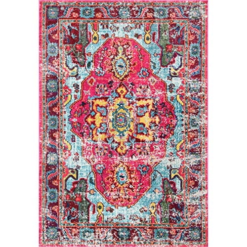 Nuloom Corbett Vintage Boho Acent Alfombra, 2 'x 3', multi nuLOOM Ver descripción