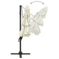 thumbnail image 3 of vidaXL 4-Tier Parasol with Aluminium Pole Sand 3x3 m, 3 of 5