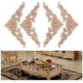 thumbnail image 4 of 4 Uds de apliques de tallada para muebles Perfecl Aplique tallado en madera 12x12CM, 4 of 8