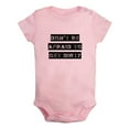 thumbnail image 2 of iDzn Don't Be Afraid To Get Dirty Funny Rompers For Babies, Newborn Baby Unisex Bodysuits, Infant Jumpsuits, Toddler 0-24 Months Kids One-Piece Oufits, 2 of 5