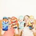 thumbnail image 3 of Melissa & Doug Jolly Helpers Hand Puppets (Set of 4) - Construction Worker, Doctor, Police Officer, and Firefighter, 3 of 10
