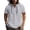 Gray, variant on Men's Hooded Short Sleeve Summer Casual T-Shirt Cotton Hemp Cotton Blend Thin Breathable Loose Fit Solid Color with Pocket Gray XL