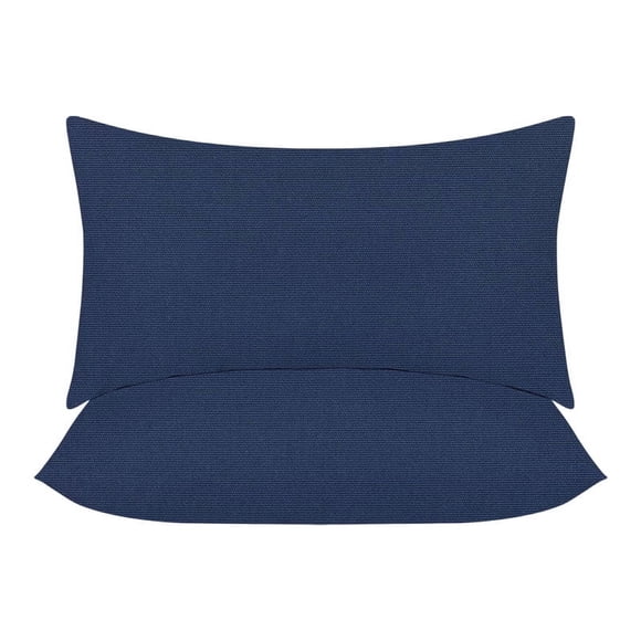 Covers&All Sunbrella Lumbar Pillows Set of 2, UV Fade resistant & Water Repellent Rectangle Lumbar Throw Pillows (Inserts with Covers) for Indoor Outdoor Use