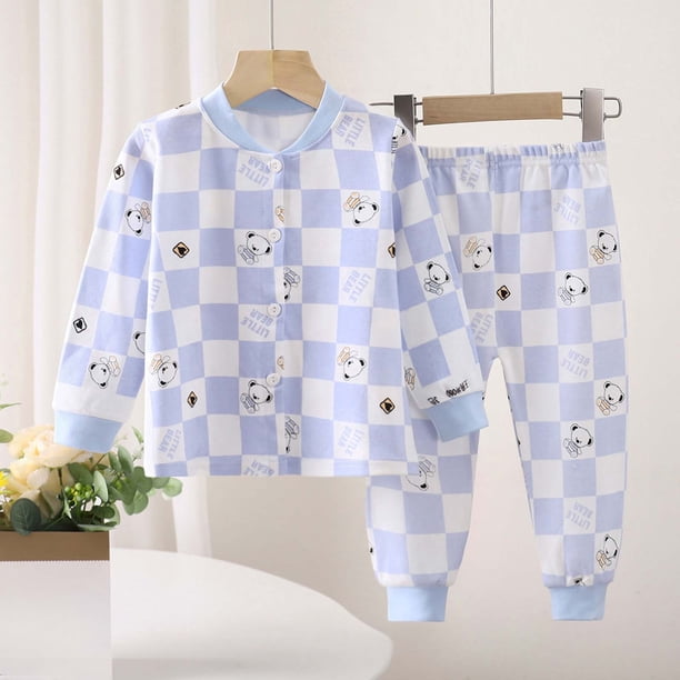 Cowsor Cute Baby Kids Clothes Long Sleeve Print Sweatshirt Top and Pants Set Toddler Loungewear