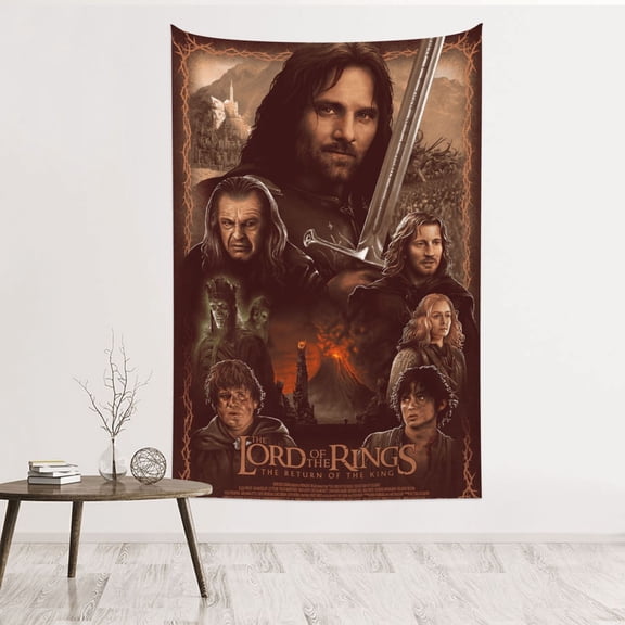 Tapestry Wall Blanket,The Lord Of The Rings Backdrop Poster Wall Hanging Room Decor For Dormitory Bedroom (60 X 40 Inches)