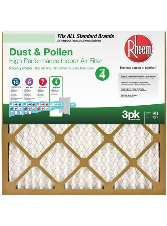 Rheem Air Filters in Heating, Cooling, & Air Quality