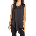 thumbnail image 1 of Anne Klein Women's Sleeveless Scarf TOP, Anne Black, 4, 1 of 1