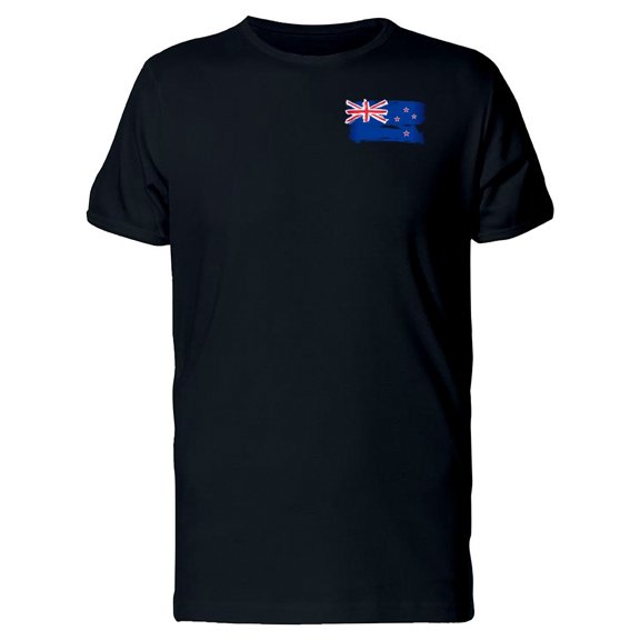 Paint Of The Flag Of New Zealand Tee Men's -Image by Shutterstock
