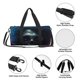 thumbnail image 4 of Fotbe Punk Style Blue Haired Skull Bolsa Deportiva de Lona Plegable con Estampado, Bolsa de Gimnasio con Bolsillo Seco/Húmedo, Bolsa de Viaje Ultraligera de Gran Capacidad, 4 of 6