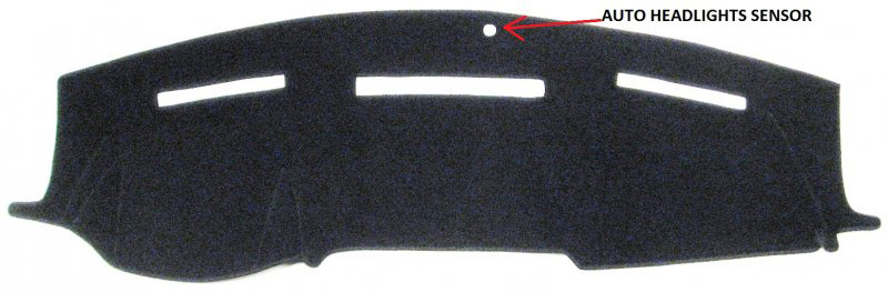 Fits 2009-2015 Dodge Ram 1500 Pickup Dashboard Mat Pad Dash Cover-Dark Grey 
