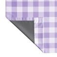 thumbnail image 4 of Your Zone Gingham Plaid Blackout Curtain Panel Pair, Set of 2, Lilac, 37" W x 54" L, 4 of 6