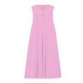 thumbnail image 1 of HBFAGFB Combinaisons pour Femmes Grande Taille Col Rond Décontracté Sans Manches Taille Haute Rose Taille TTG, 1 of 7