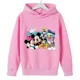 thumbnail image 3 of Sudadera con capucha de Minnie para niños, ropa para niños, niñas, patrón de Mickey Mouse y el pato Donald, ropa de moda para exteriores, 3 of 5