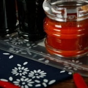 Jar*1, Spoon*1 Clear Glass Sugar Bowl Set with Lid and Spoon