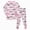 R121-Pink, variant on NOLDARES Toddler Baby Boys Pajamas Kids 2 Piece Pj's Long Sleeve Cartoon Sleepwear Clothes Set Outfits,Little Girl Pajamas,Yellow,7-8 Y
