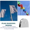 thumbnail image 4 of KONTONTY 4pcs Flagpole Hardware Flag Pole Pulley System UV Resistant For Schools, 4 of 6