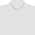 thumbnail image 5 of Auriga Fine Jewelry 925 Sterling Silver Diamond-cut 4 mm 3 Short Plus 1 Long Cable Link Chain Necklace for Women 16", 5 of 6