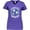 Purple, variant on Inktastic I'd Rather Be in Tennessee Women's V-Neck T-Shirt