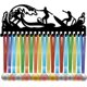thumbnail image 1 of Exhibidor de medallas de surf, soporte para medallas, estante deportivo de metal para colgar premios de atletas, decoración de pared de hierro con 20 ganchos, 1 of 7