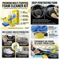 thumbnail image 4 of Foam Cleaner All Purpose, Effective CarInterior Cleaner Leather Car Seat for Car Interior, Kitchen Grease, Bathroom Tiles, 4 of 6