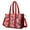 Red Footballs On, variant on Teacher Tote Bag,Striped Baseball Items Pattern Teacher Utility Tote Bag,Large Work Tote Bags for Women with Multiple Pockets,Top Zipper Closure,13.8x10.6x6.7 Inch