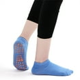 thumbnail image 6 of Non-Slip Indoor Trampoline Socks, Happon Sticky Grip Floor Anti-Skid Socks Yoga Rubber Bottom Breathable Cotton Socks 7 Pairs - Random Color, 6 of 6