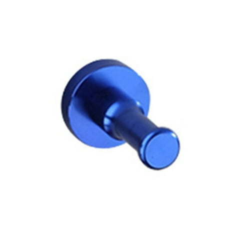 

Fule 1 X Single Hook Hat Coat Clothes Door Bathroom Wall Hook Hanger Space Aluminum