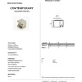 thumbnail image 2 of Alno Contemporary II 1" Cabinet Knob - Polished Nickel, 2 of 2