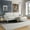 Ivory, variant on Studio Living Maryland Sectional Sofa in Black Fabric Upholstery