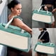 thumbnail image 4 of Equipaje de viaje, bolso de gimnasio, maleta con ruedas, impermeable, separación de seco y húmedo, de moda, gran capacidad, verde, 4 of 9
