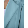 thumbnail image 4 of Blazer PRETTYGARDEN 2025 de manga larga azul celeste talla M, 4 of 8