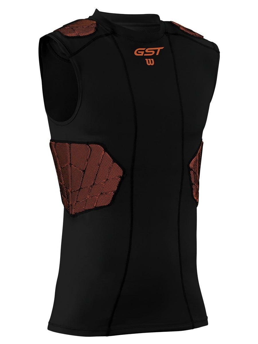 Wilson GST 5-Pad Compression Football Shirt Black Youth