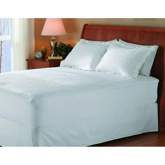 Sunbeam Solid Electric Heated Mattress Pad, Twin - Adjustable Heat Settings