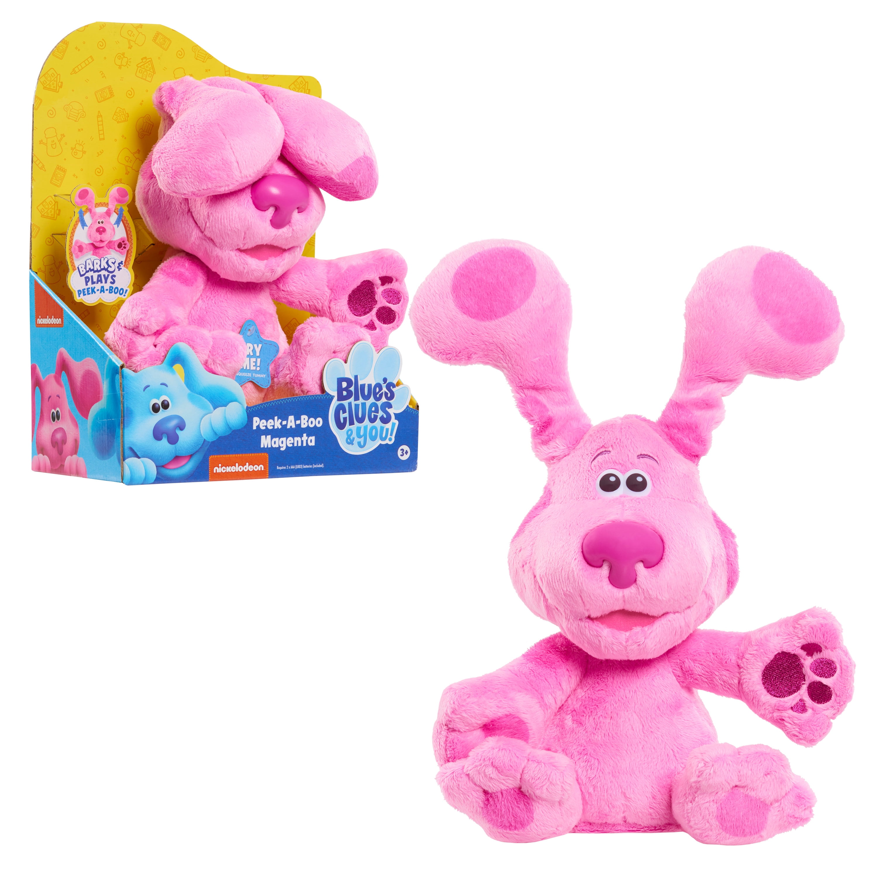 Just Play Blue’s Clues & You! Peek-A-Boo Magenta, 10-inch feature plush ...