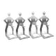 thumbnail image 5 of Paquete de 4 divertidos soportes para parrilla, soportes para salchichas y perritos calientes, soportes portátiles para perritos calientes, brochetas, 5 of 9