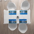 thumbnail image 3 of Ambesonne Winter Place Mats Set of 4, Snow Frozen Lake Swiss, Standard Size, Blue Green White, 3 of 4