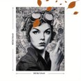 thumbnail image 3 of Qisvanset Retro Woman With Goggles Art Canvas Print 15.75x11.81 Inches, 3 of 8
