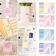 thumbnail image 2 of Small Writing Notepad and Adhesive Note Set Portable Notebook with Label Sticker For Task Planning Document Organization, 2 of 12