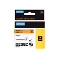 thumbnail image 1 of DYMO RhinoPRO Vinyl Label Maker Tape, 0.75 in x 18 ft, Orange, 1 Count, 1 of 4