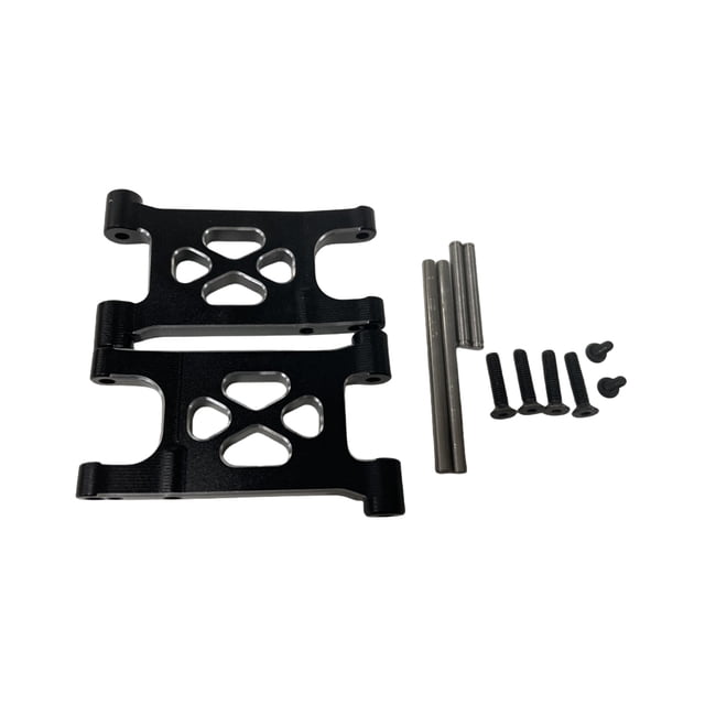 ZheElen RCGOFOLLOW Enhanced Rc Rear Suspension Arm Lower Arm RCGOFOLLOW Lower Part Lower Suspension For MJX 14210 Vehicles Red Black